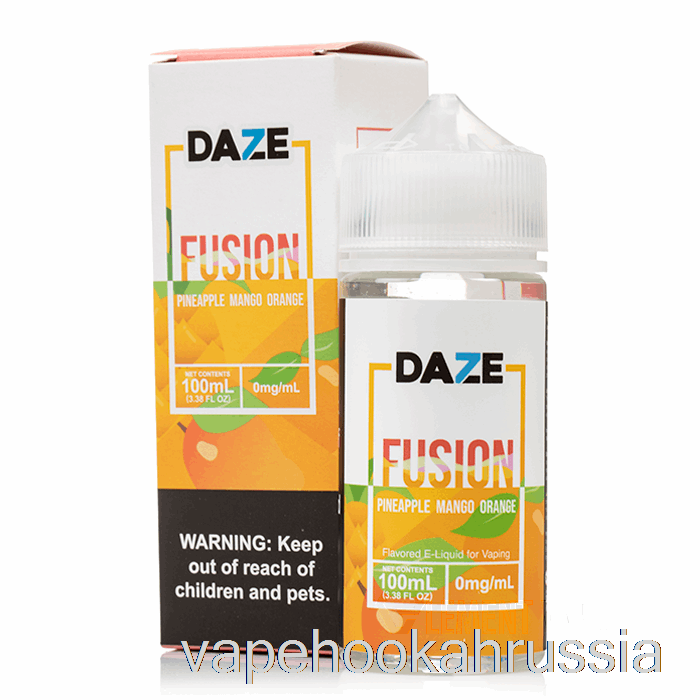 Vape Russia ананас манго апельсин - 7 Daze Fusion - 100мл 0мг